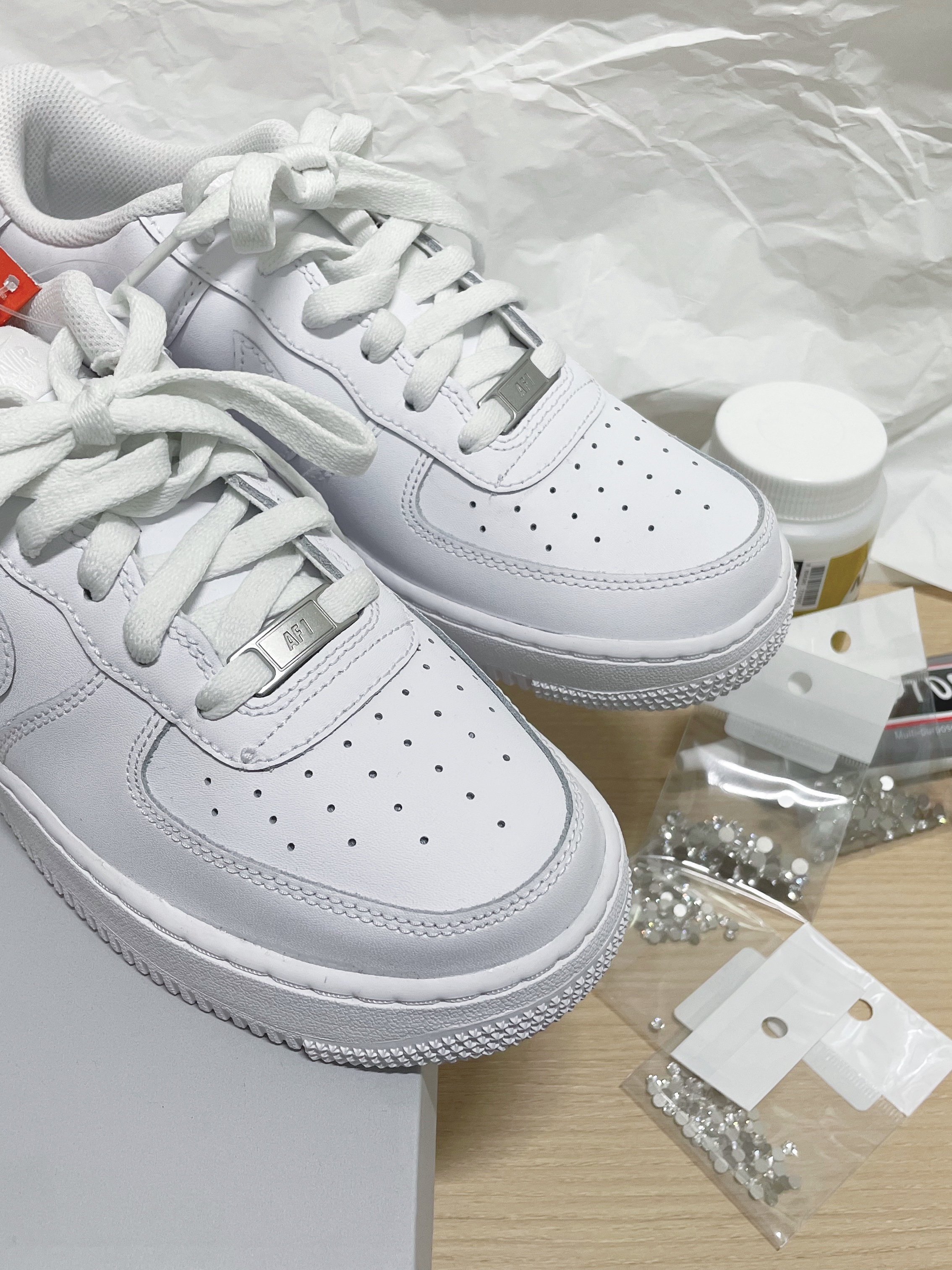 Nike Air Force 1 '07 Low White, (W) Nike Air Force 1 '07 Low White 착용 스타일 - 9