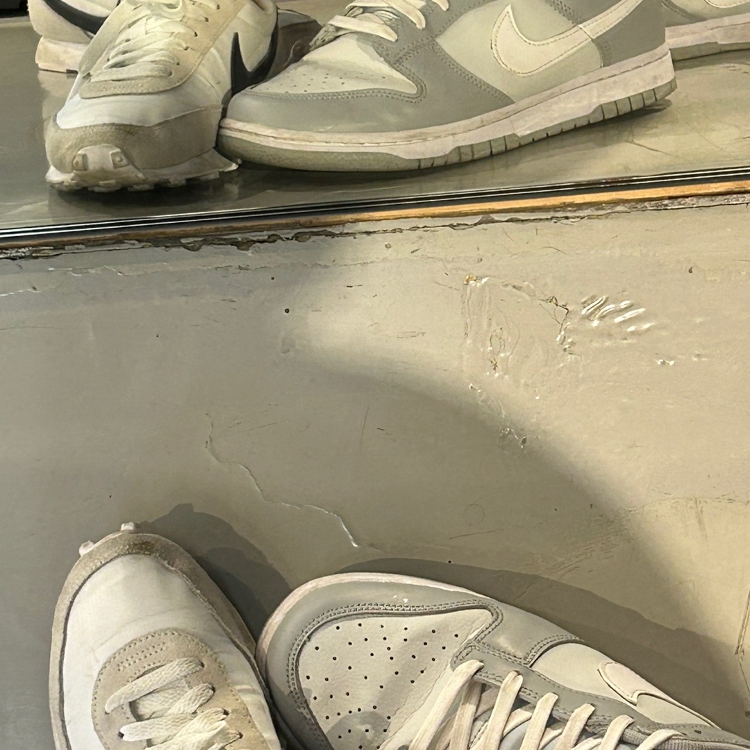 Nike Dunk Low Retro Wolf Grey 착용 스타일