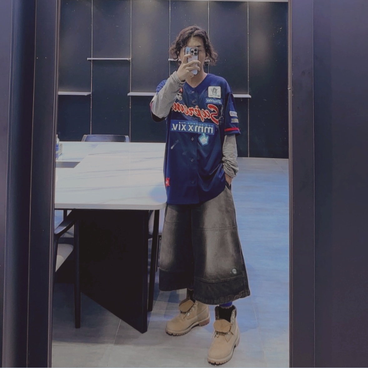 Supreme Chosen One Baseball Jersey Navy - 24SS, Timberland Premium 6 inch Waterproof Boot Wheat Nubuck - Wide 착용 스타일
