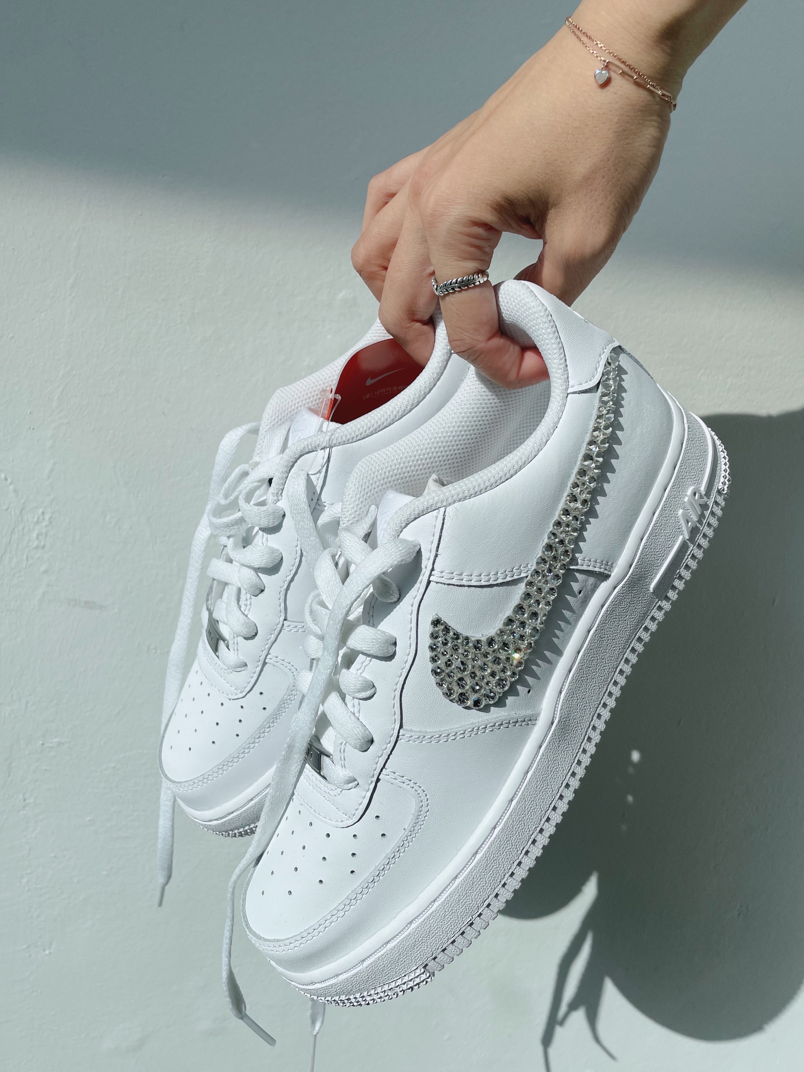 Nike Air Force 1 '07 Low White, (W) Nike Air Force 1 '07 Low White 착용 스타일 - 4