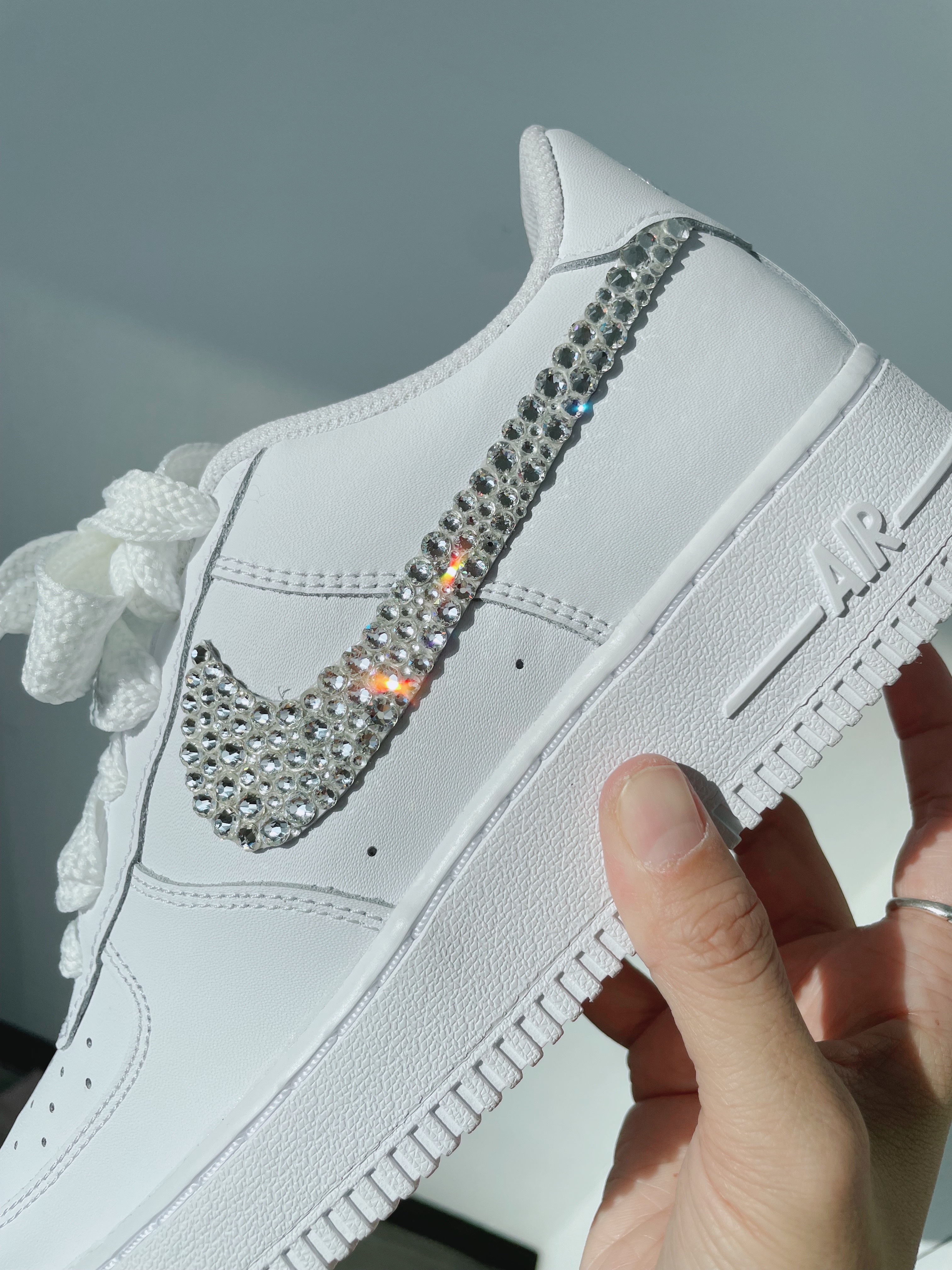 Nike Air Force 1 '07 Low White, (W) Nike Air Force 1 '07 Low White 착용 스타일 - 1