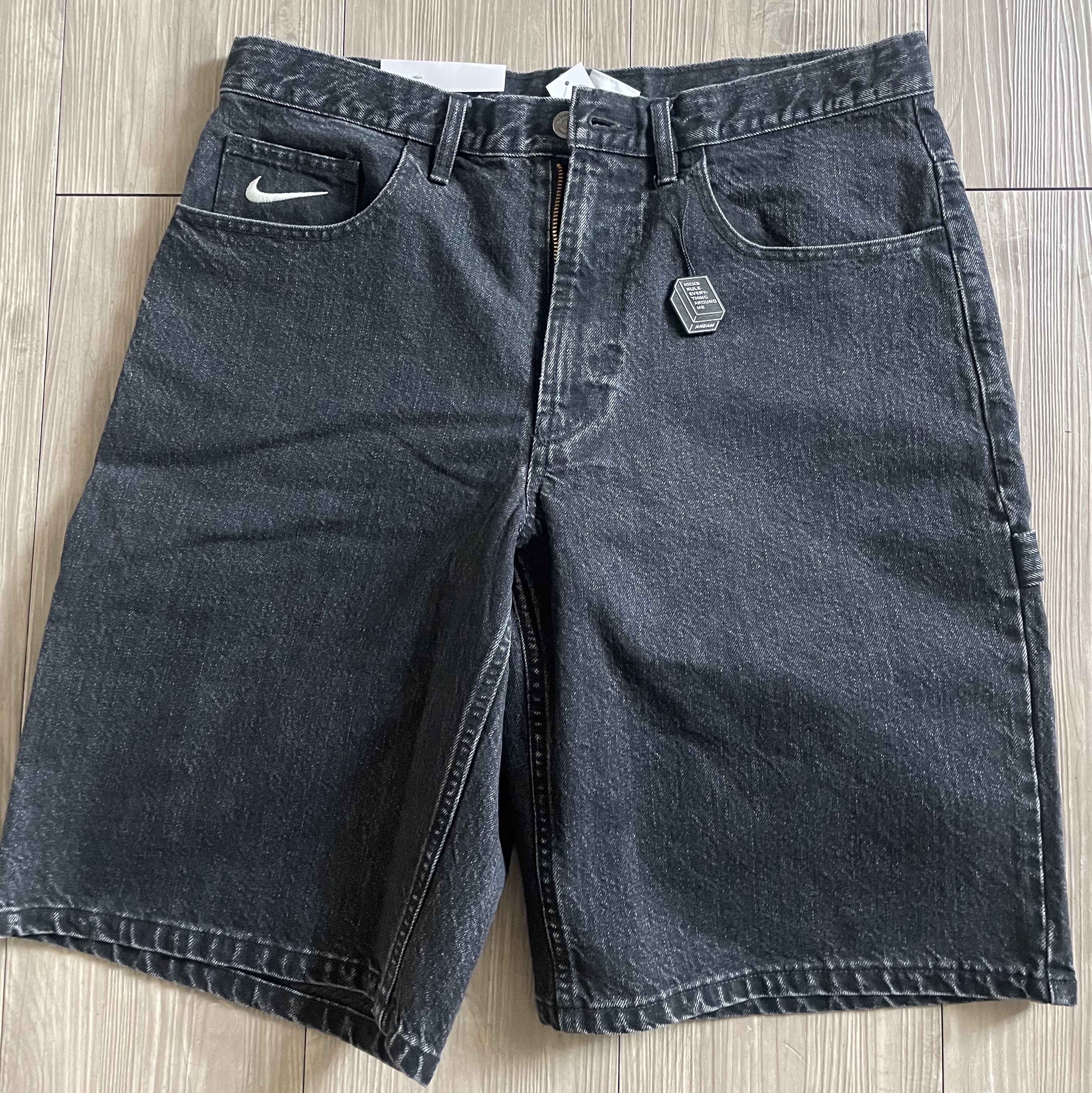 Supreme x Nike Denim Short Black - 24SS 착용 스타일 - 2