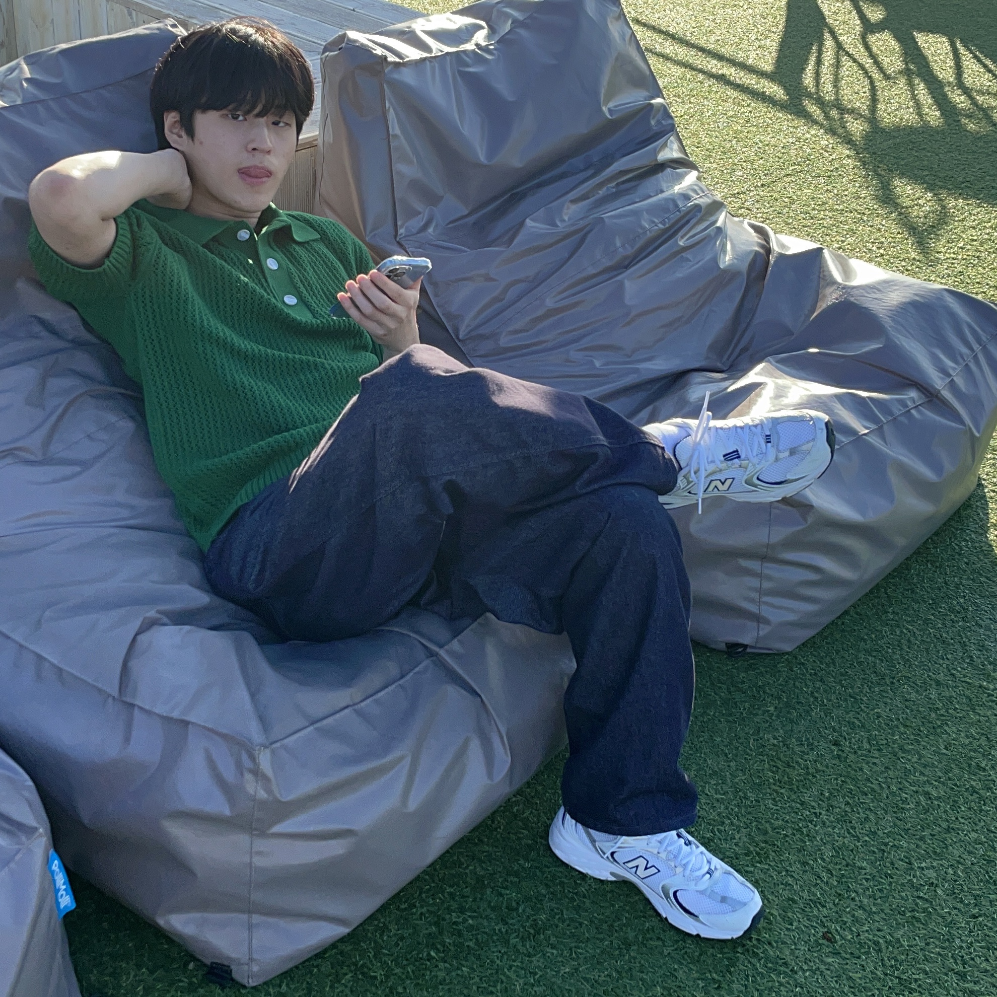 New Balance 530 White 착용 스타일 - 5