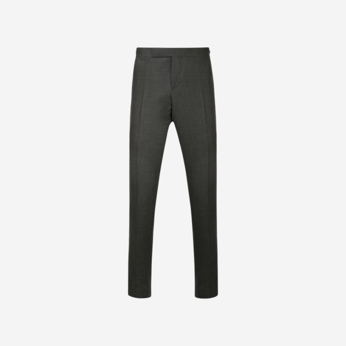 Thom Browne Super 120S Twill Low Rise Skinny Side Tab Trousers Dark Grey 상세 이미지 1