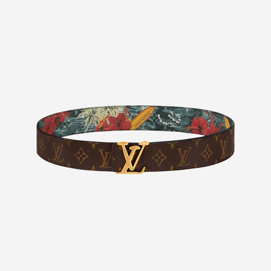 Louis Vuitton LV Tag 40MM Reversible Belt Blue 상세 이미지 2