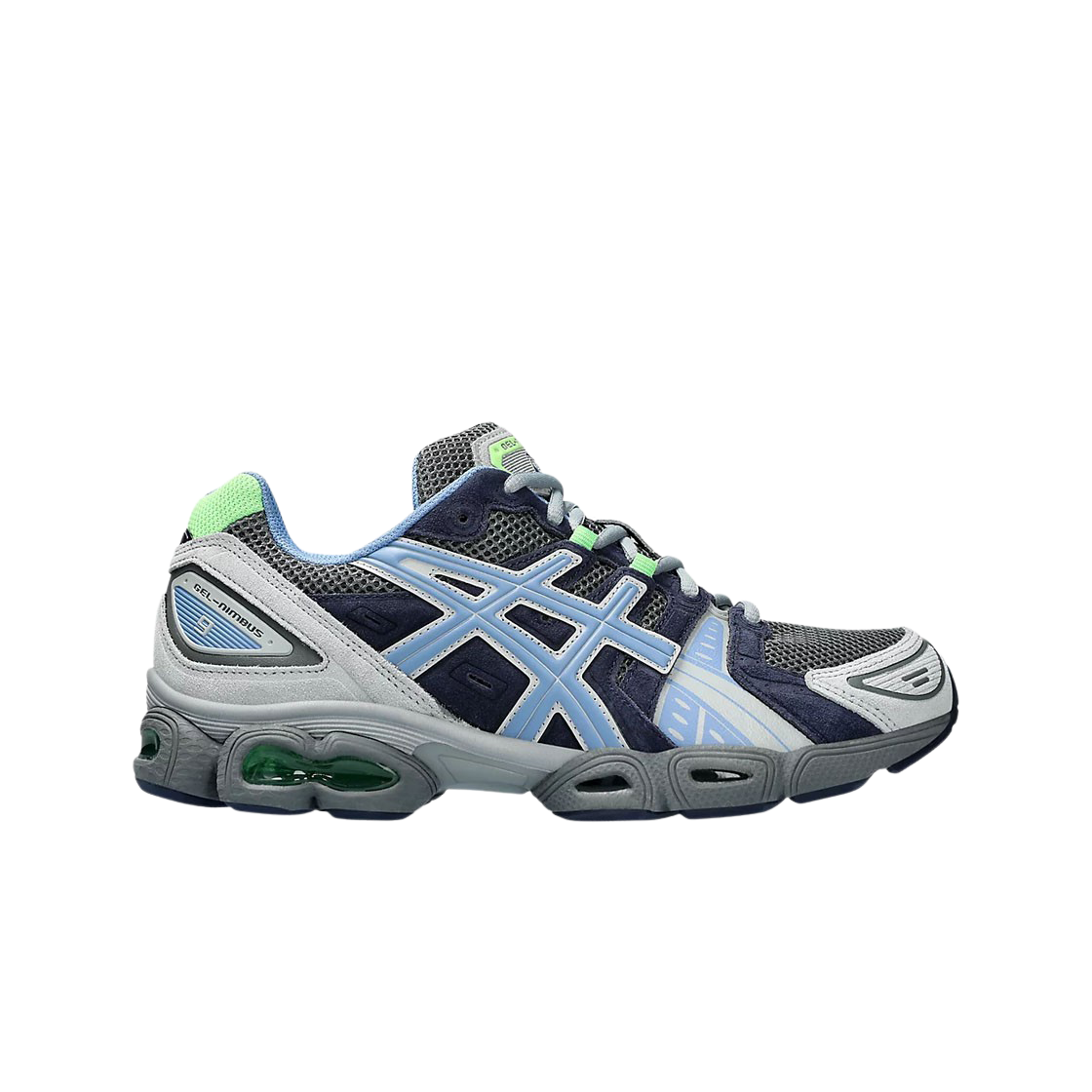 아식스 젤 님버스 9 스틸 그레이 블루 하모니(Asics Gel-Nimbus 9 Steel Grey Blue Harmony)