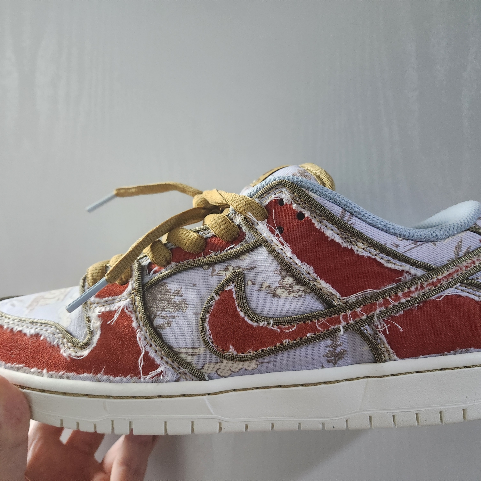 Nike SB Dunk Low Pro Premium Toile 착용 스타일 - 3