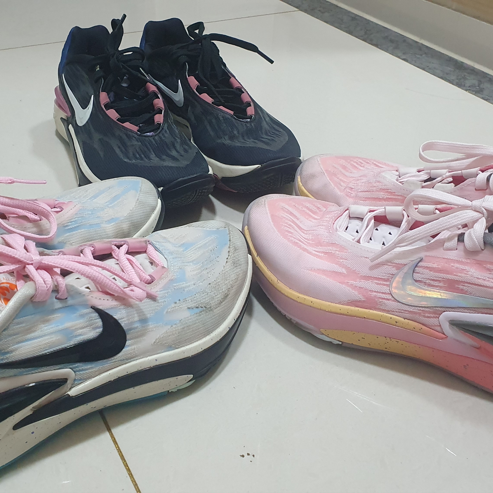 Nike Air Zoom GT Cut 2 Pearl Pink, Nike Air Zoom GT Cut 2 Sail Pink Spell 착용 스타일