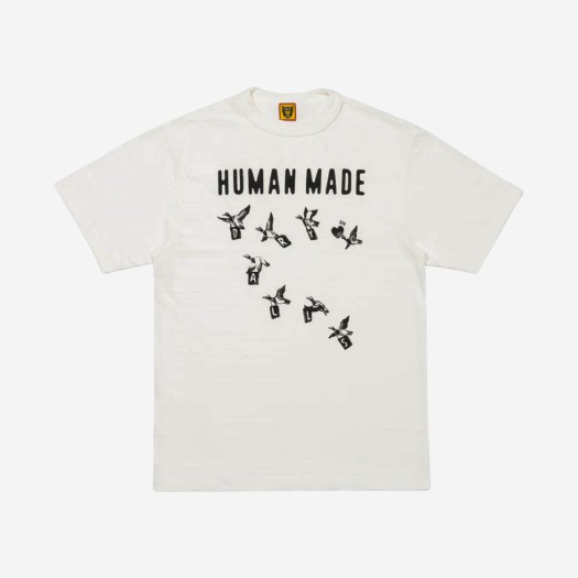 휴먼 메이드 그래픽 티셔츠 #17 화이트
