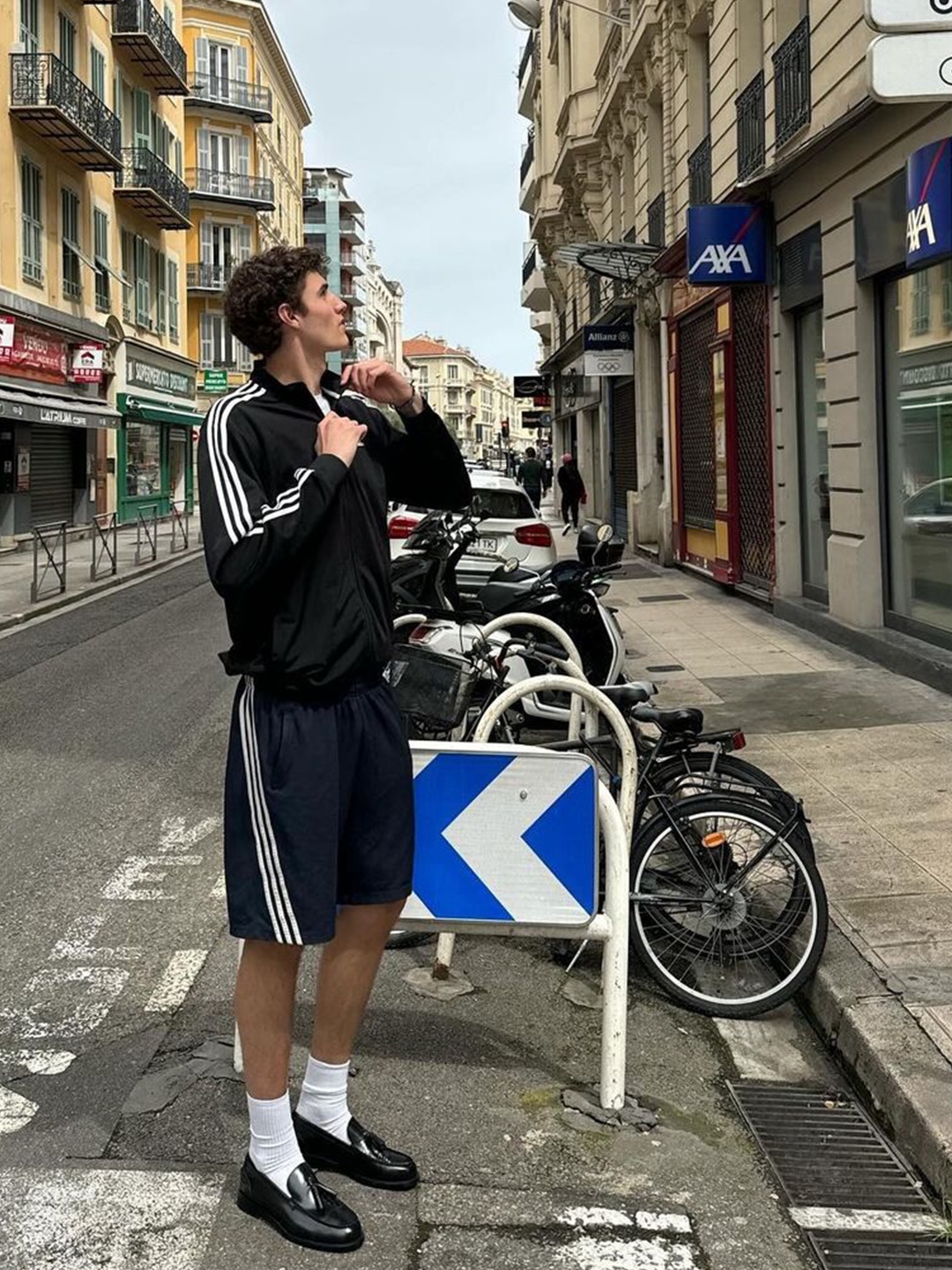 Adidas Adicolor Classic Beckenbauer Track Top Black - KR Sizing, Adidas Adicolor Classics Firebird Track Top Black - KR Sizing 착용 스타일 - 2