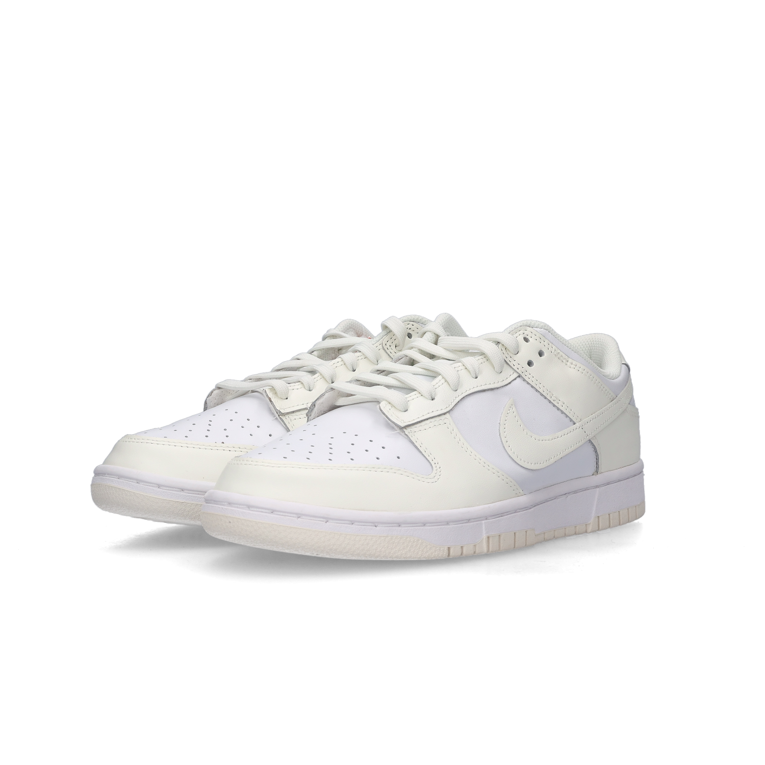 (W) Nike Dunk Low White and Sail