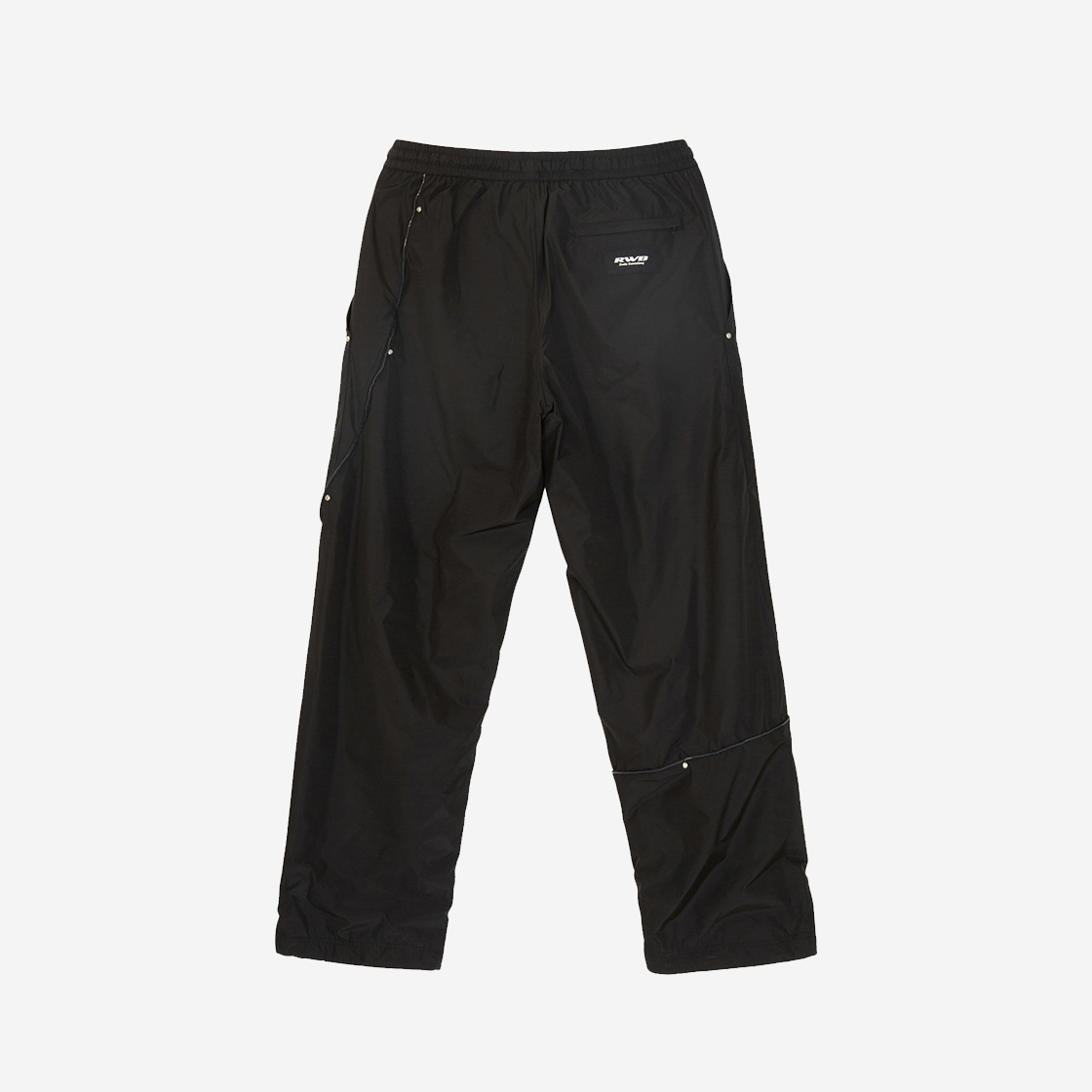 알더블유비 펜터 라인 리벳 우븐 팬츠 블랙(RWB Fender Line Rivet Woven Pants Black) - 2