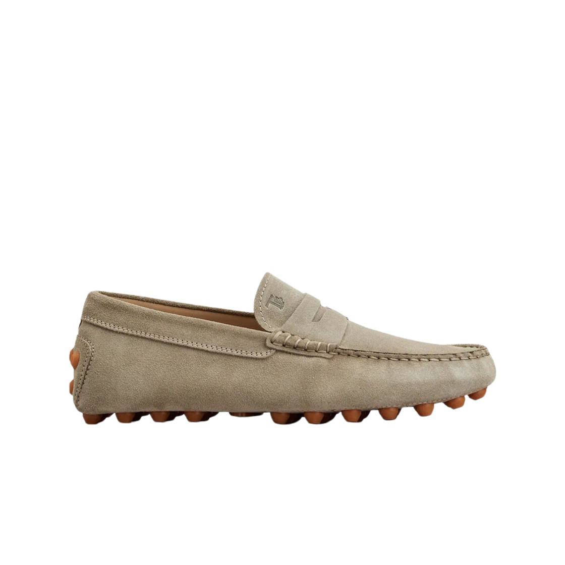 XXM52K00640RE0C405 Tod's Suede Gommino Bubble Beige Orange