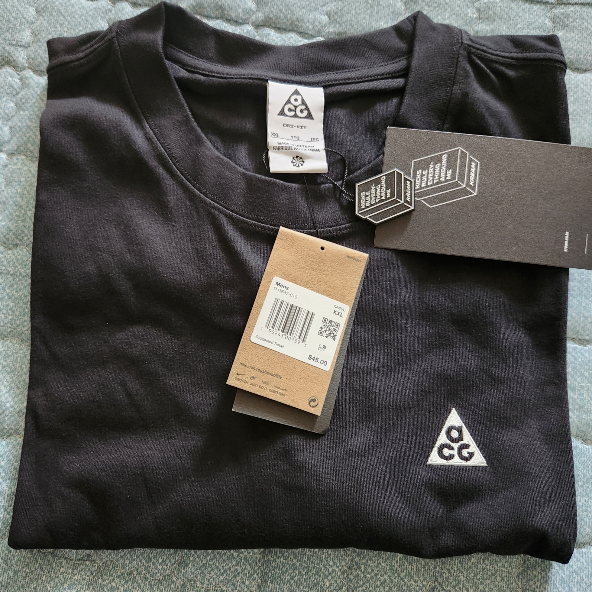 Nike ACG LBR T-Shirt Black - US/EU 착용 스타일