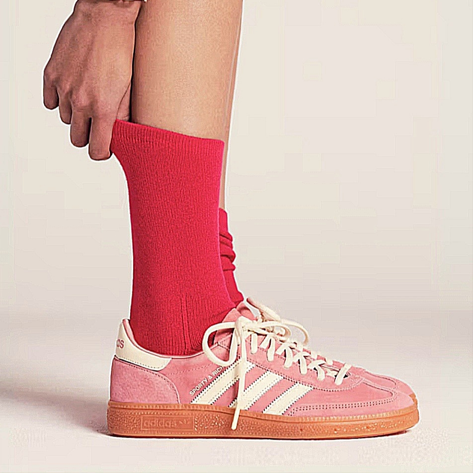 Adidas x Sporty & Rich Spezial Handball Pantone Cream White 착용 스타일
