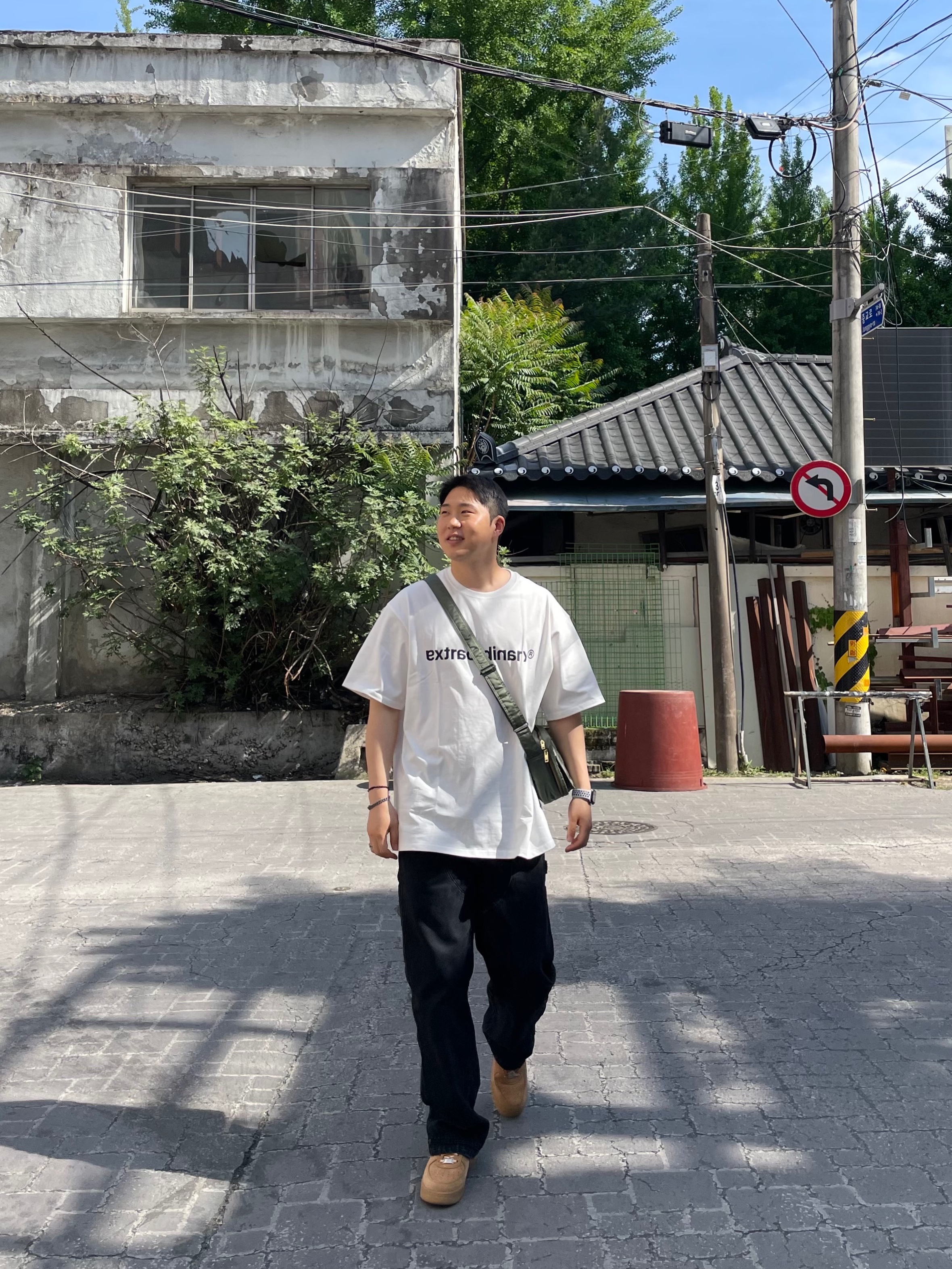 Nike x Supreme Air Force 1 Low Flax 착용 스타일