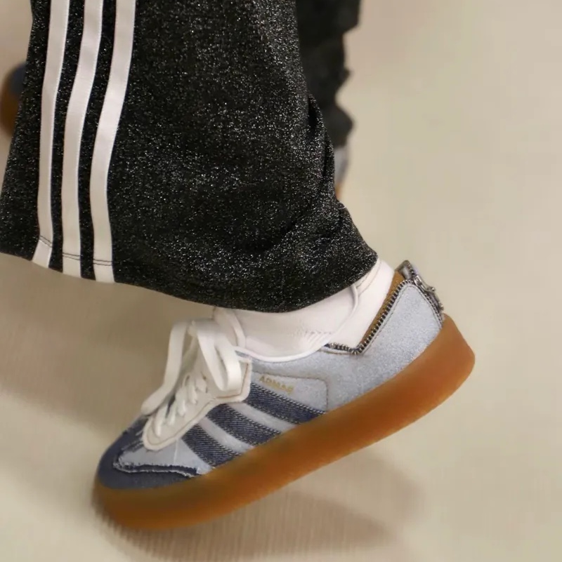 (W) Adidas x Atmos Sambae Stacked Denim Cloud White Mesa 착용 스타일