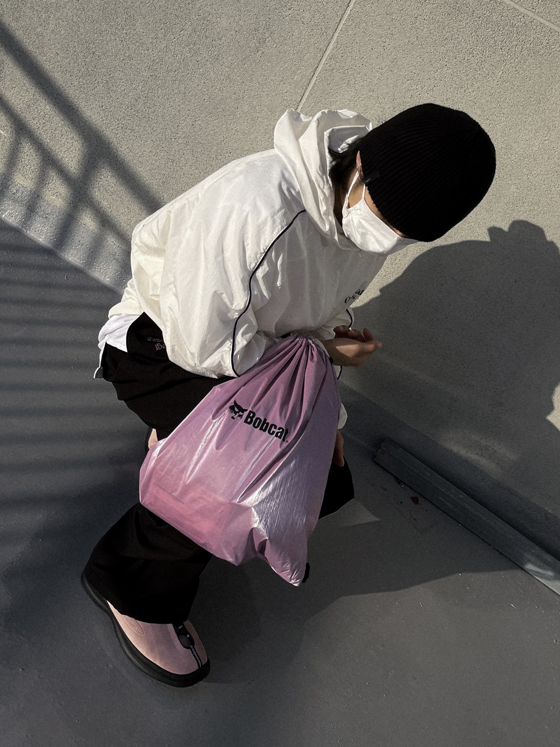 Matin Kim MS129 Sneakers Pink 착용 스타일 - 1
