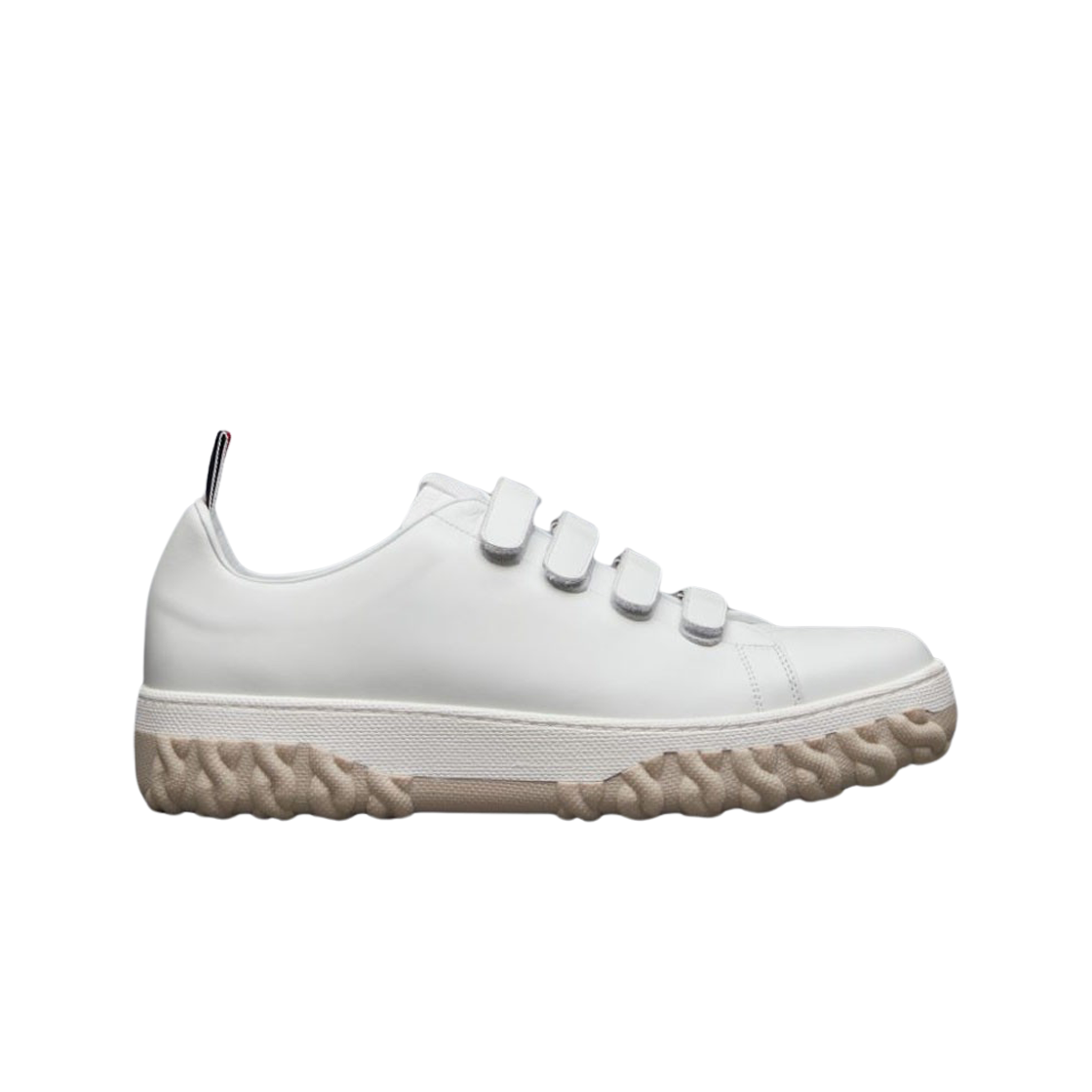 MFD272A-05584-100 Thom Browne Vitello Calf Court Shoes White