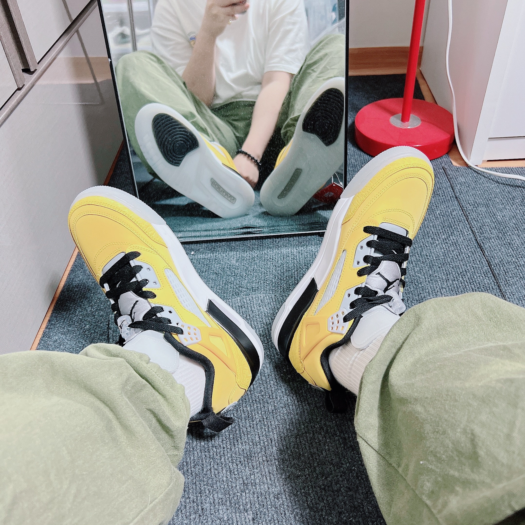 Jordan Spizike Low Varsity Maze 착용 스타일 - 2