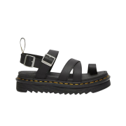(W) Dr.Martens Avry Hydro Leather Strap Sandals Black