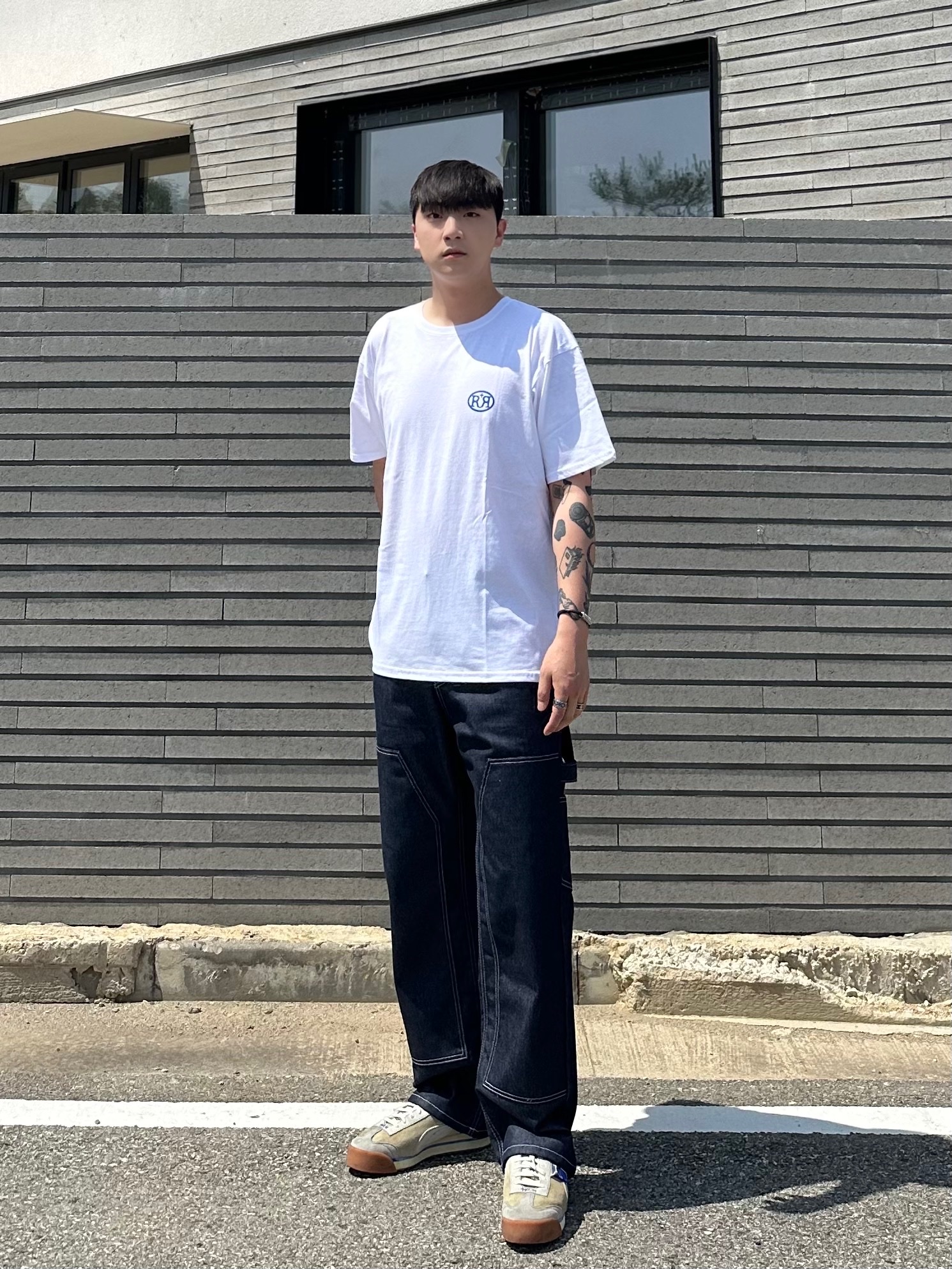 Puma x Ader Error Roma Whisper White 착용 스타일 - 1