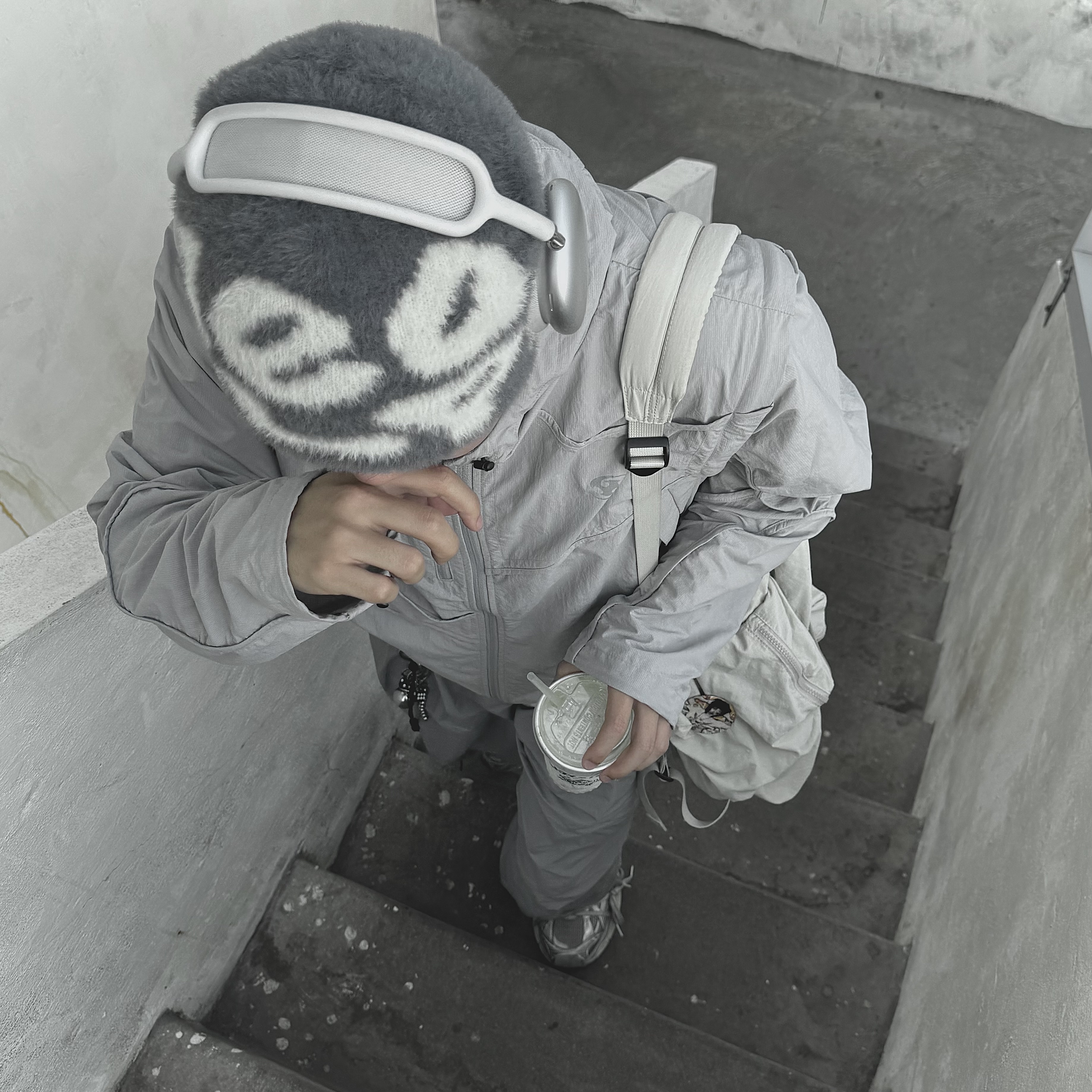 산산기어 투웨이 웨이브 자켓 블루 그레이 - 24SS | Sansan Gear | KREAM
