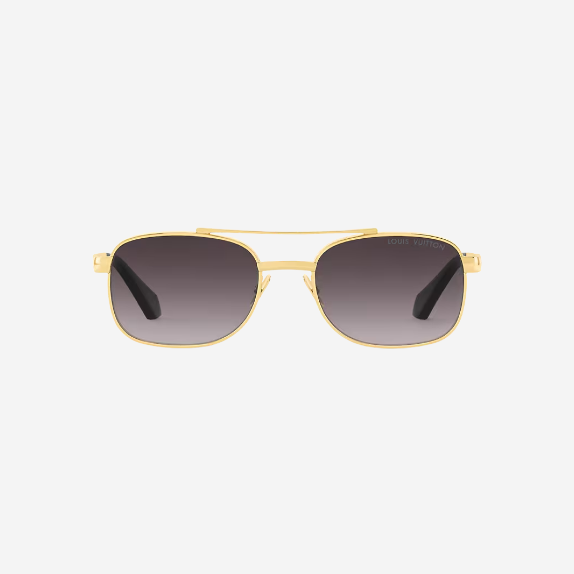 Louis Vuitton LV Ocean Square Sunglasses Gold Black 상세 이미지 1