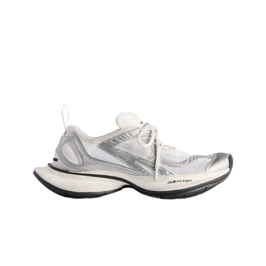 (W) Balenciaga Circuit Sneaker White Silver
