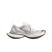 (W) Balenciaga Circuit Sneaker in White Silver