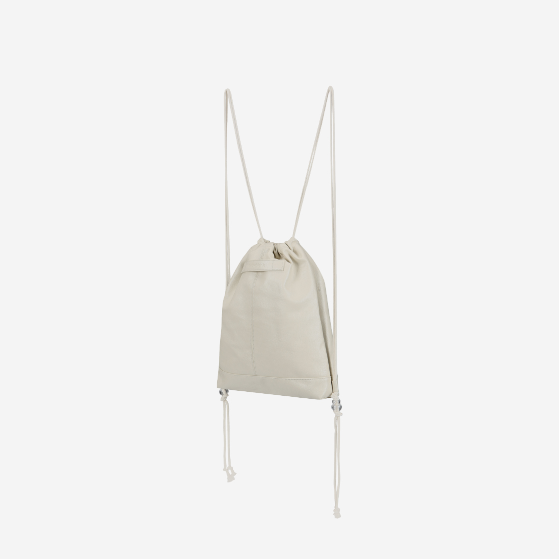 필인더블랭크 크링클 짐백 스몰 베이지(Fillintheblank Crinkle Gym Bag S Beige) - 2