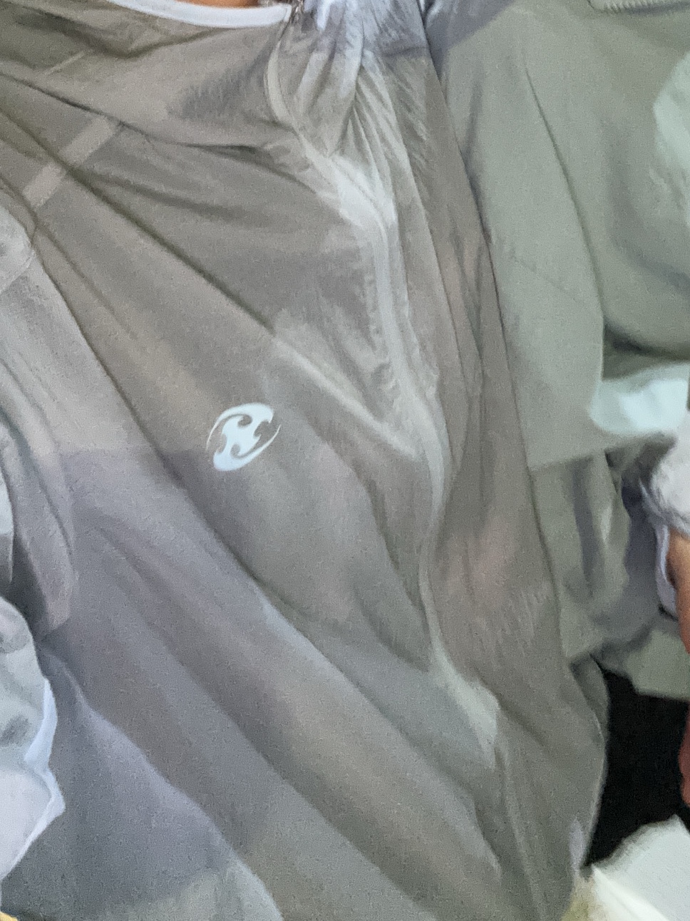 Sansan Gear Air Dash Jacket Light Grey - 24SS 착용 스타일