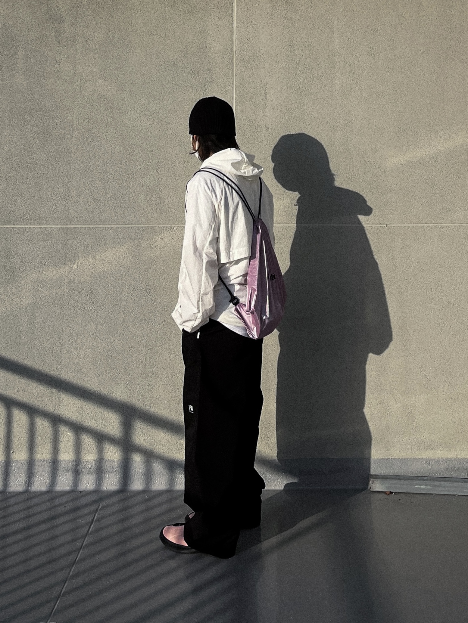 Matin Kim MS129 Sneakers Pink 착용 스타일 - 2