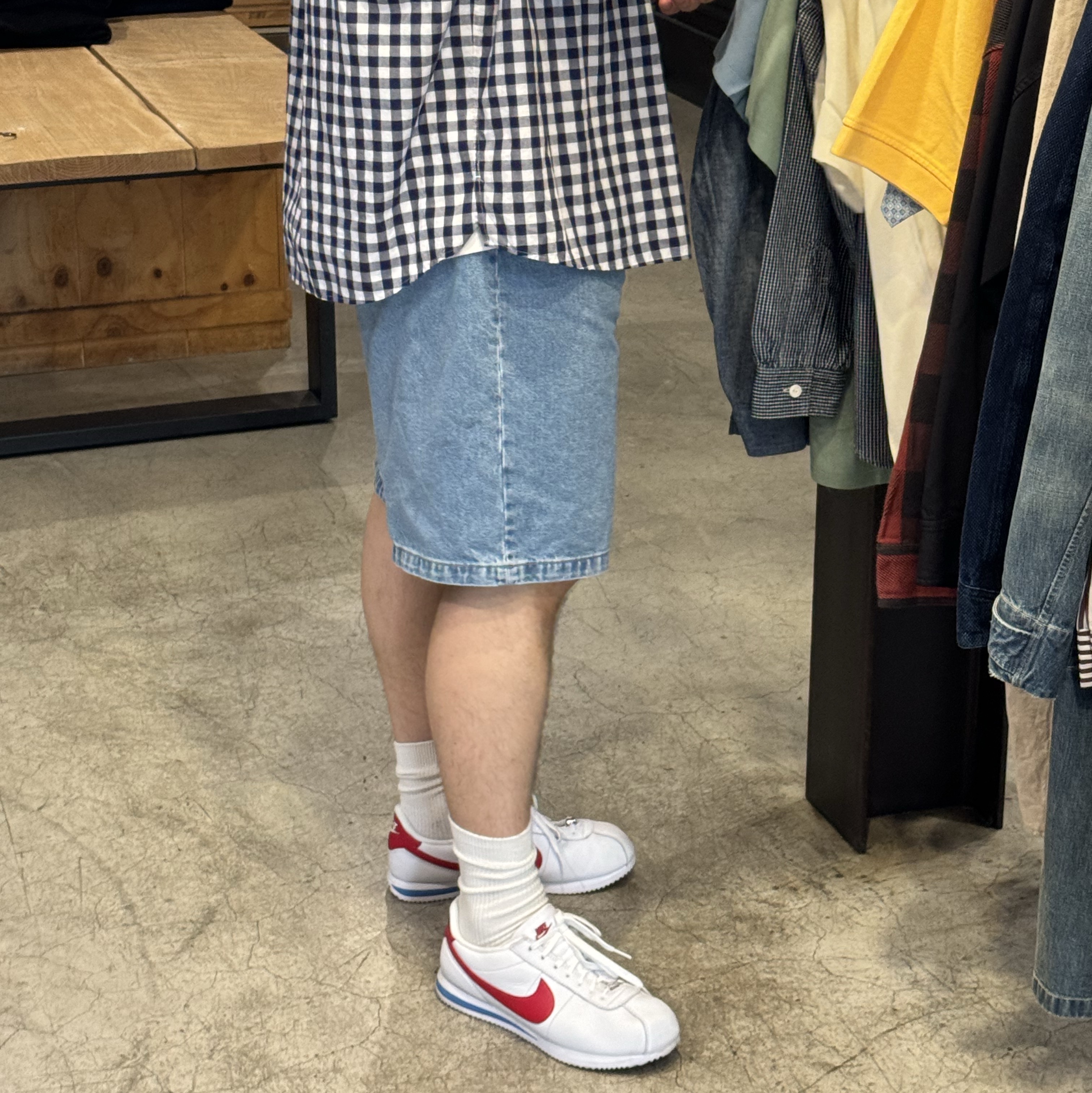 Nike Cortez Varsity Red White & Blue 착용 스타일