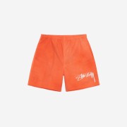 Stussy Wave Dye Nylon Shorts Persimmon