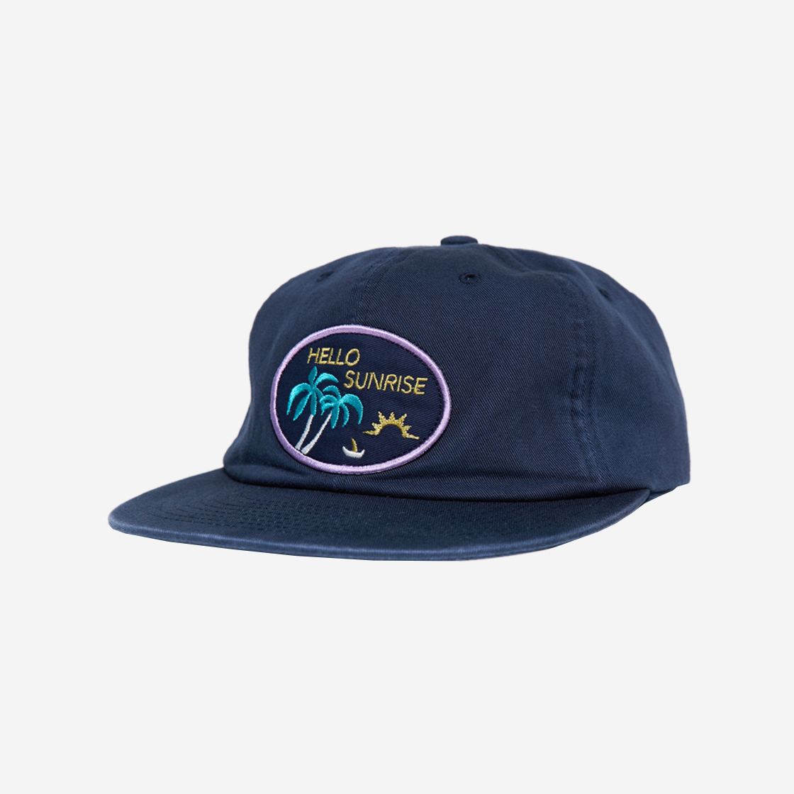 헬로선라이즈 팜트리 와펜 6패널 캡 네이비(Hello Sunrise Palm Tree Wappen 6Panel Cap Navy) - 2