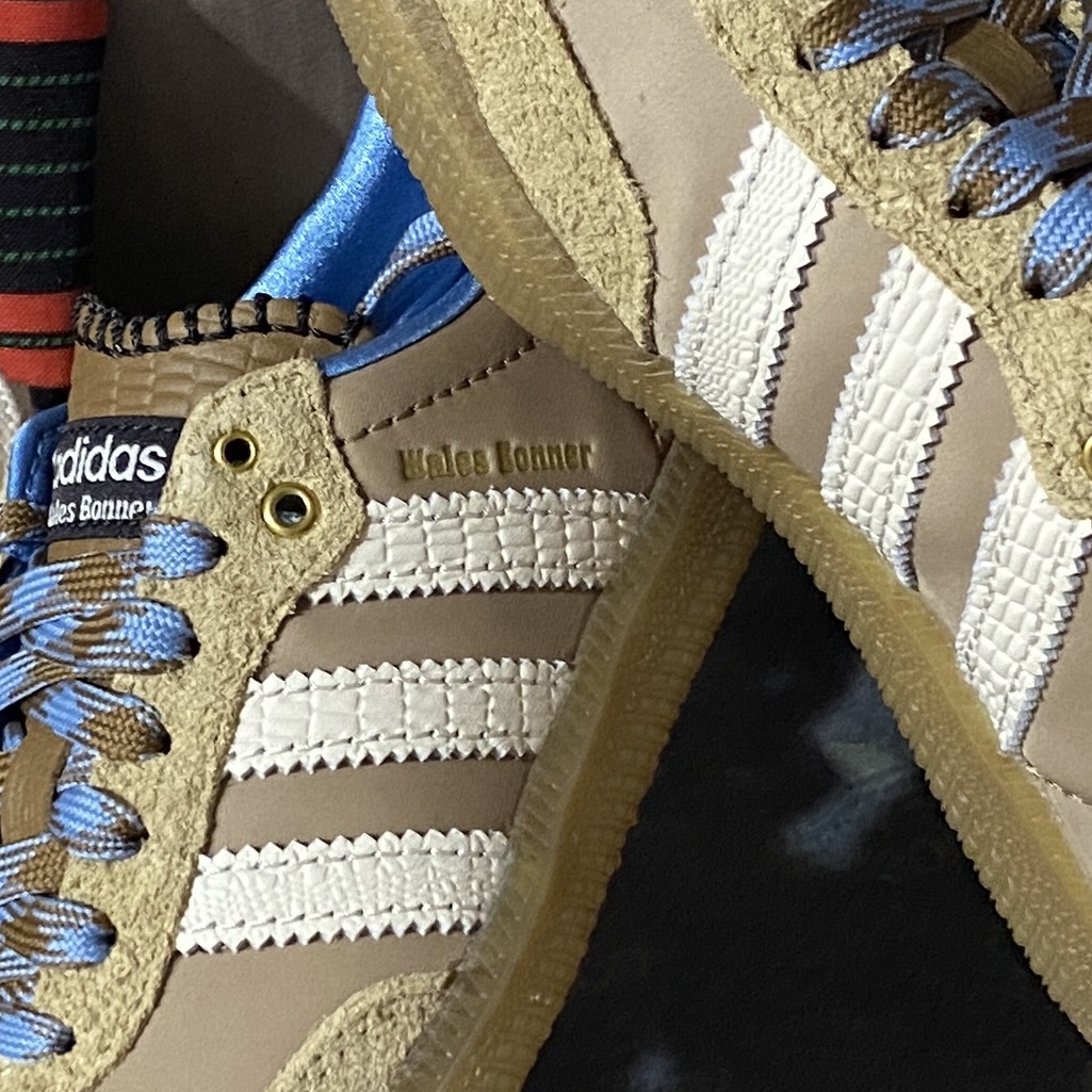 Adidas x Wales Bonner Samba Supplier Colour Wonder White, Adidas x Wales Bonner Samba Wonder Clay Royal Blue ์ฐฉ์ฉ ์คํ์ผ - 2