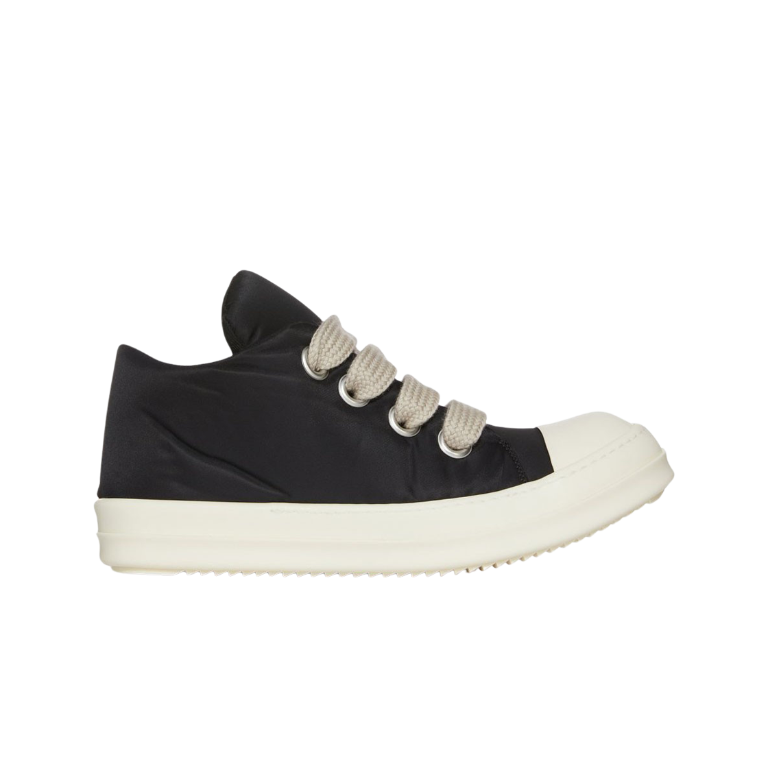 DU01D1819BRW2-9811 Rick Owens Drkshdw Lido Jumbo Lace Puffer Low Sneaks Black Pearl