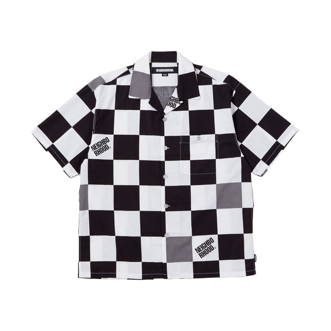 Neighborhood Checker Shirt SS Gray 상세 이미지 1