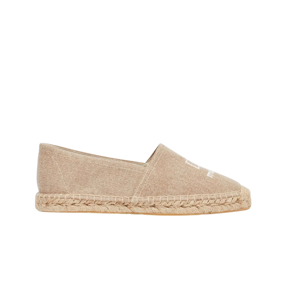 EP0001FA-A1C71S-90BE (W) Isabel Marant Canae Logo Canvas Espadrilles Beige