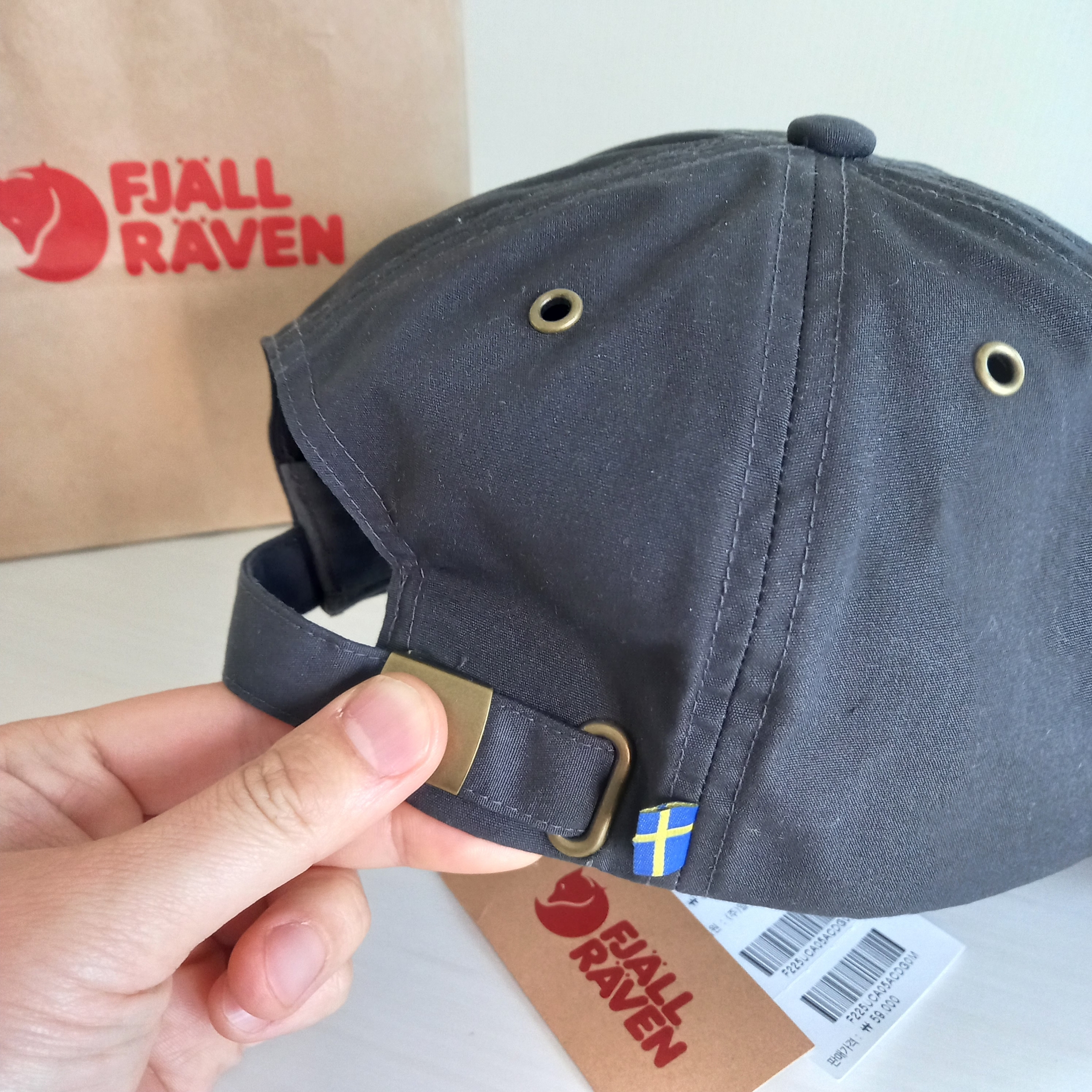 Fjallraven Helags Cap Buckwheat Brown 착용 스타일 - 3