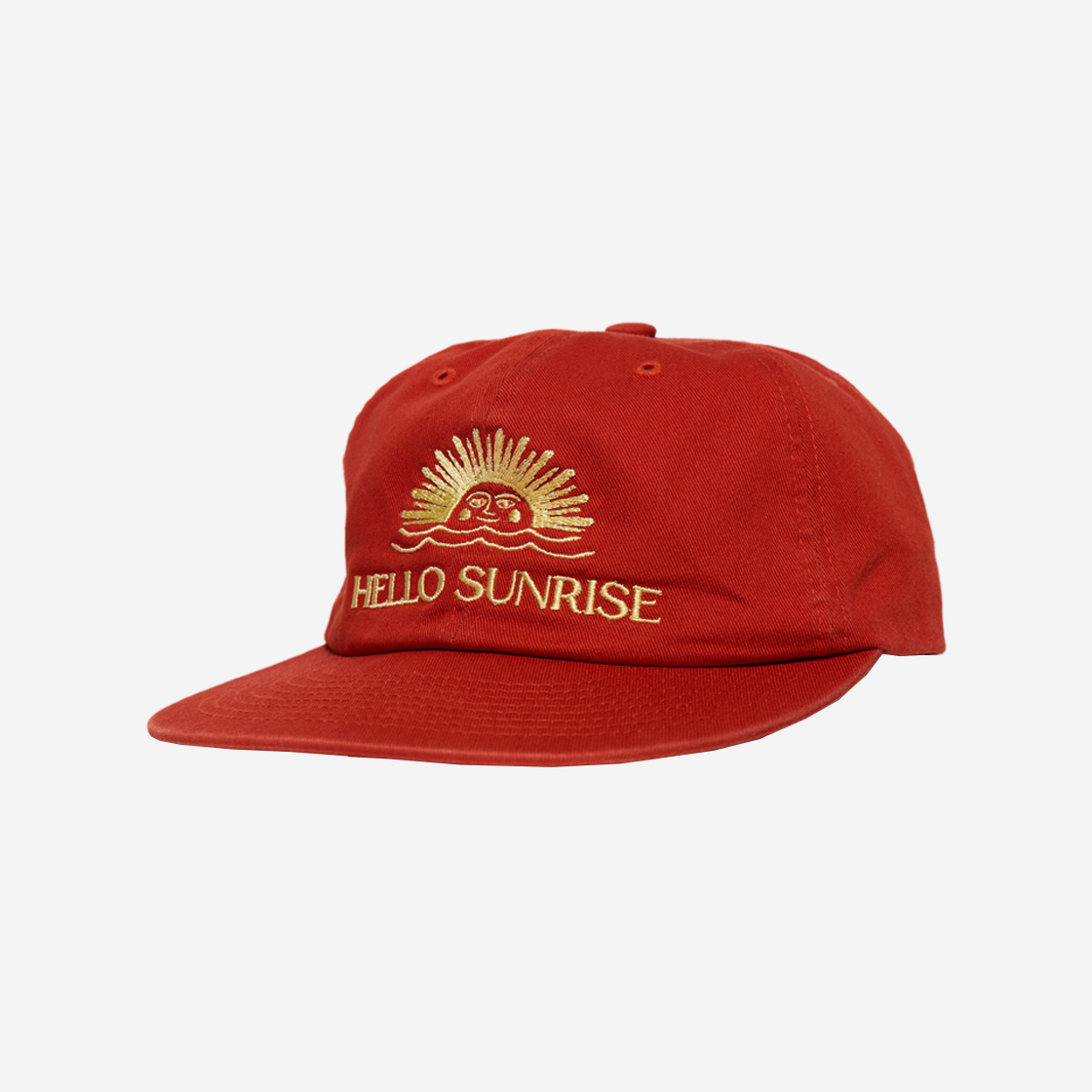 헬로선라이즈 워시드 오지로고 6패널 캡 번트 오렌지(Hello Sunrise Washed OG Logo 6panel Cap_Burnt Orange) - 2