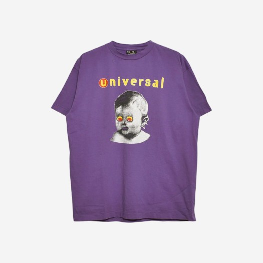 세인트 마이클 유니버셜 숏슬리브 티셔츠 퍼플 - 24SS