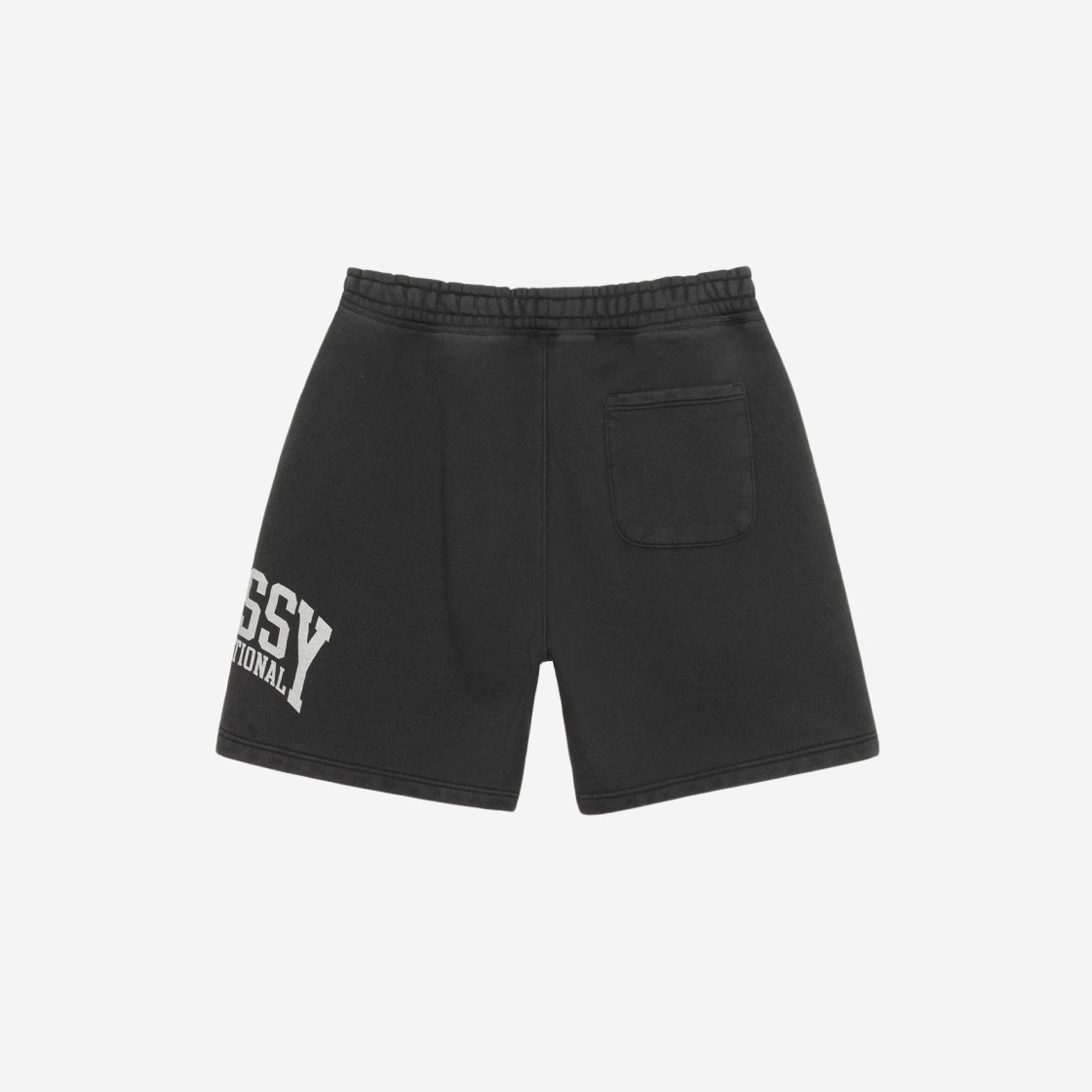 Stussy Fleece International Shorts Washed Black 상세 이미지 2