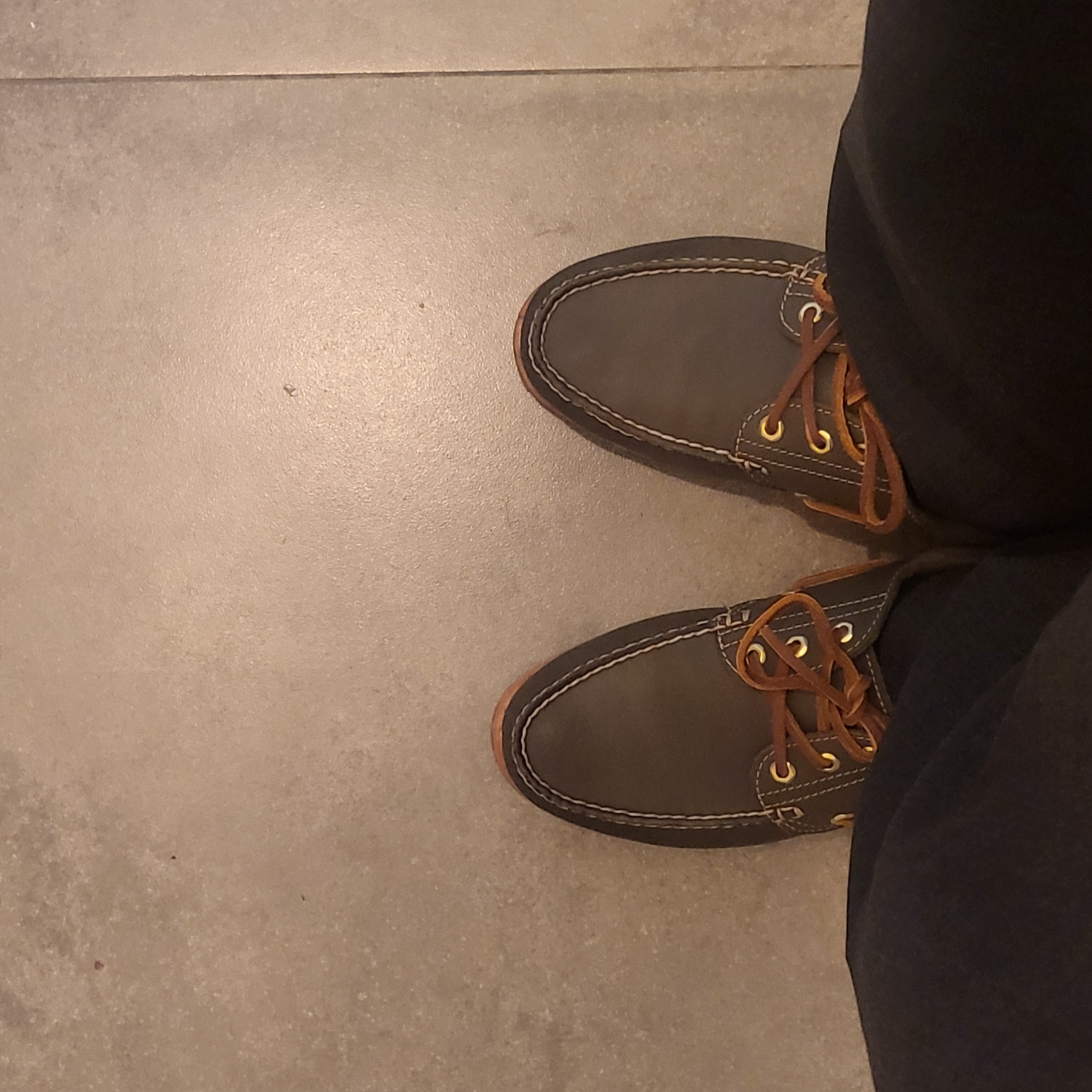 Timberland x Aime Leon Dore Boat Shoes Green - Medium 착용 스타일