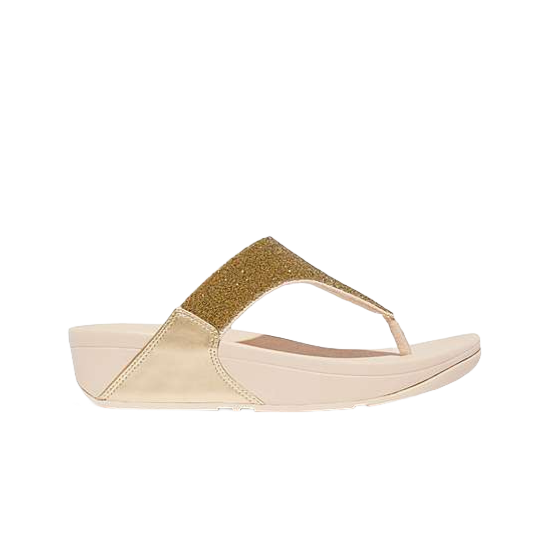 (W) 핏플랍 루루 오퓰 토 포스트 샌들 블래티노((W) FITFLOP Lulu Opul Toe Post Sandals Platino) - 1
