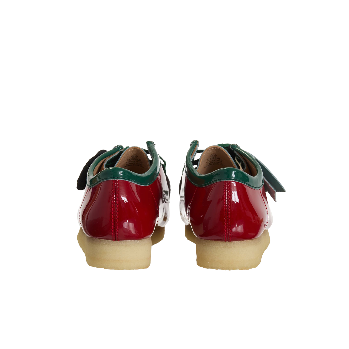 클락스 x 슈프림 페이턴트 레더 왈라비 멀티컬러(Clarks x Supreme Patent Leather Wallabee Multicolor) - 3