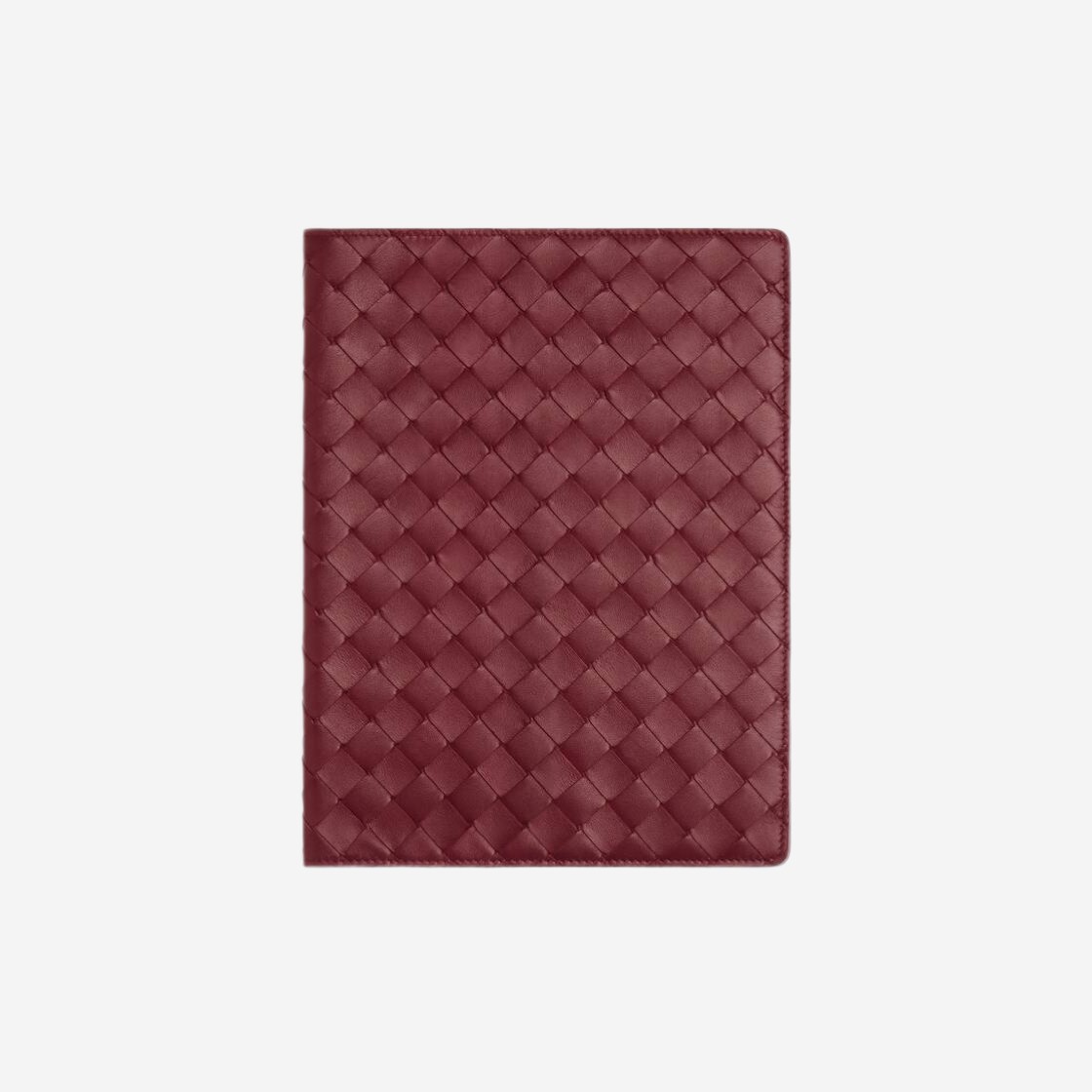 Bottega Veneta Large Intrecciato Notebook Cover Bordeaux 상세 이미지 1