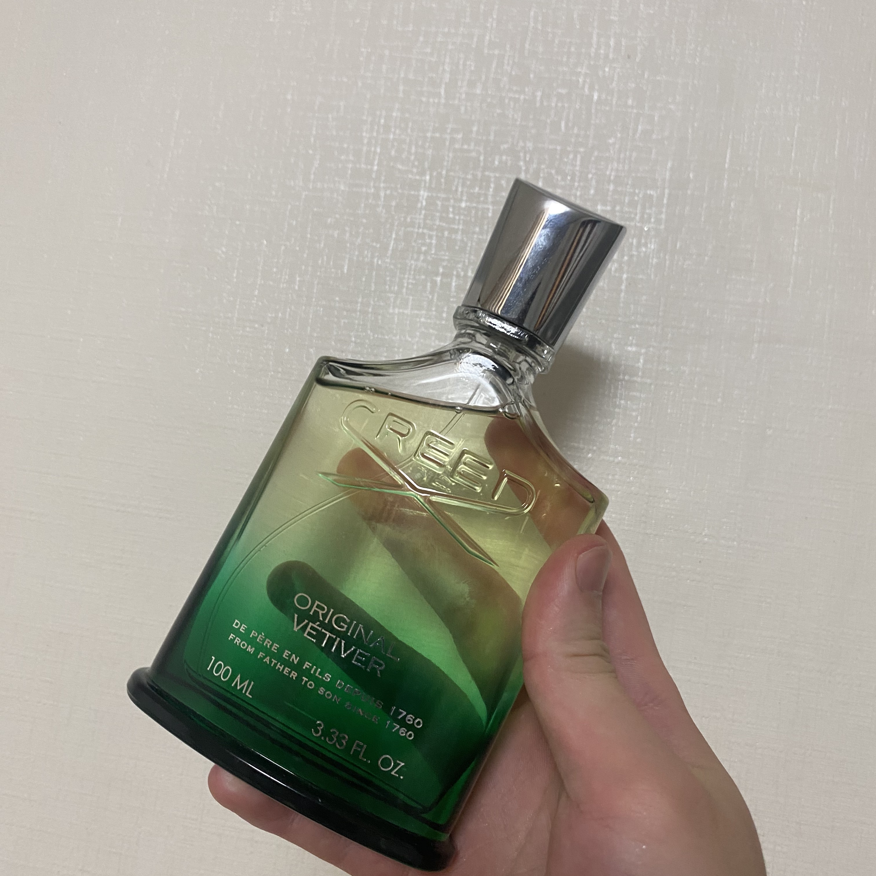 Creed Original Vetiver Eau De Parfum 100ml 착용 스타일