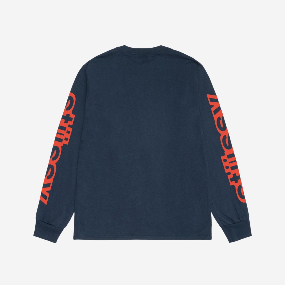 Stussy Sideways LS T-Shirt Navy 상세 이미지 2